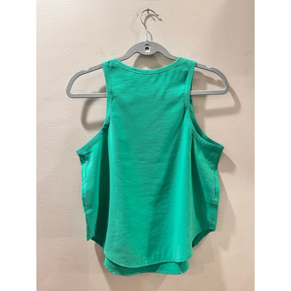 Good American Cut In Woven Tank Top - Size 0 - Picture 2 of 5